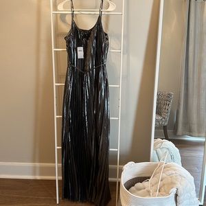 Banana Republic Metallic Maxi Dress
